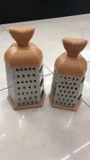 Large gold ingot wood grain stainless steel 6-sided planer details Picture